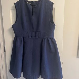 Trashy Diva bitsy belle in blue ribbed rayon size 22